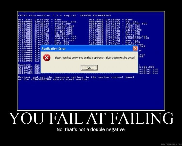 image: failure